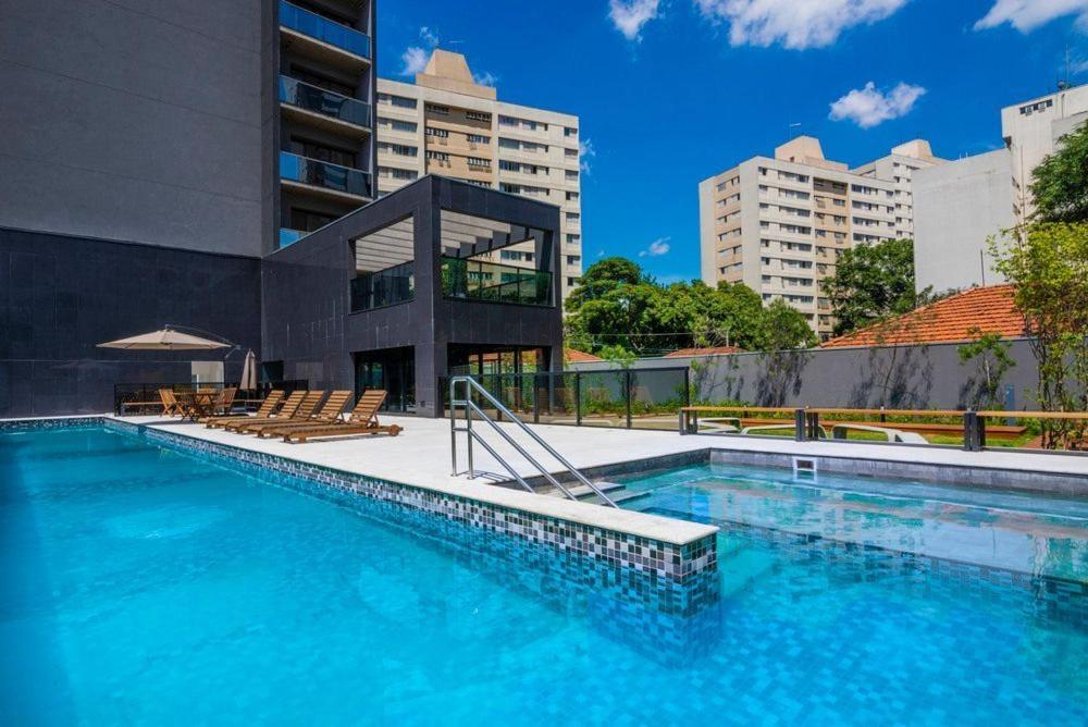 상파울루 Anylife Comfort Vila Olimpia 136 아파트 외부 사진